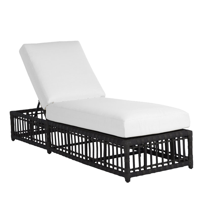 Newport 81.5" Long Reclining Single Chaise with Cushions, No Welt, Verona Fossil, Burlap