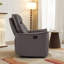 Fauteuil inclinable manuel pivotant et berçant moderne de 31,5 po de large Kayelyn (ensemble de 2)-1423985064