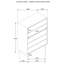 Commode 4 tiroirs Hemlock