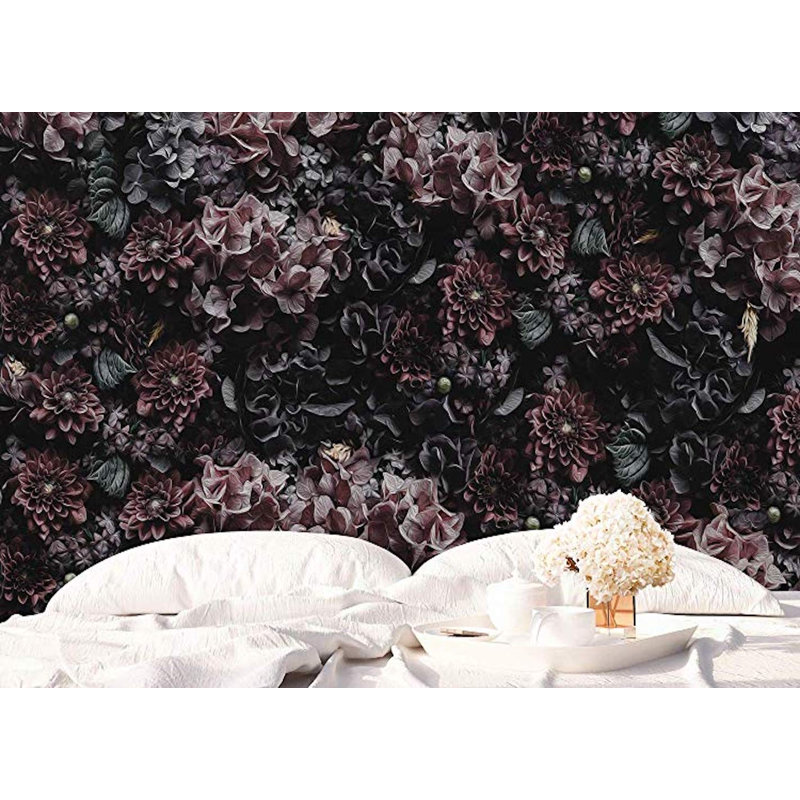 Yomari Floral Wall Mural, 75" L x 112" W