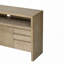 Console 60 po avec 3 tiroirs et tablette ouverte-519656752