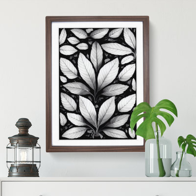 Leaves Pattern No.1 - Framed Print