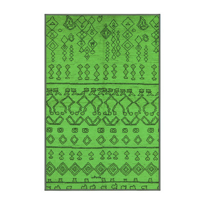 Tapis verts Mid-Century 1242