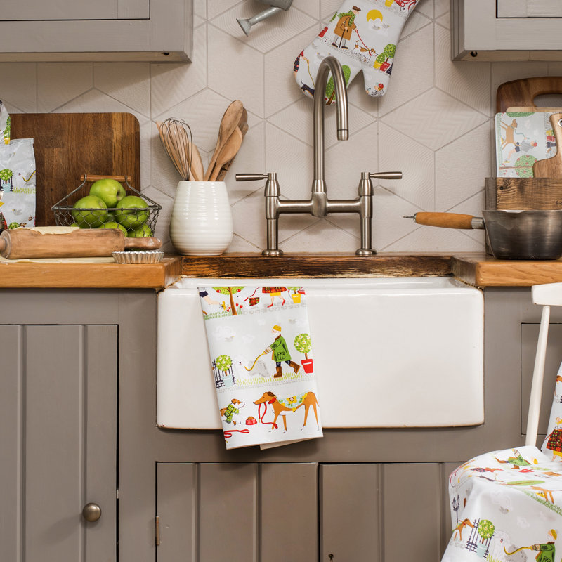 Walkies Cotton Tea Towel Kitchen Towel