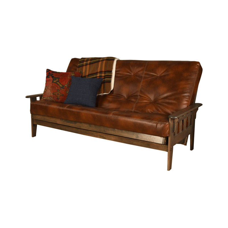 Futon avec matelas Stratford, Sentier de l'Oregon de couleur amande