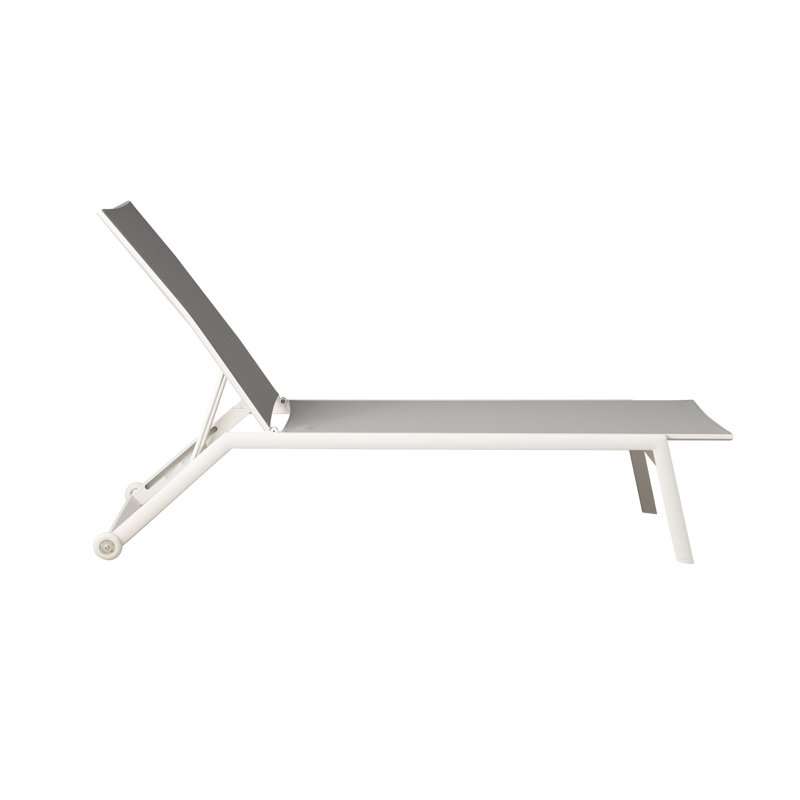 Stacking Chaise-Set Of 2, Matte White