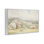 «Lambs Strolling Pastel Countryside», giclée encadrée, design par Lux + Me Designs