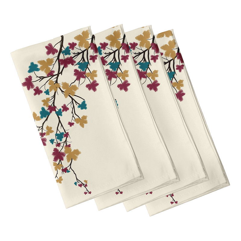 Cianan Maple Hues Napkins, Blue