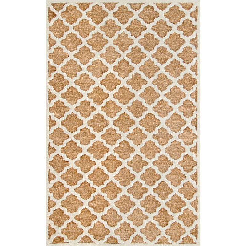 Precious Hand Tufted Performance Geometric Rug, Rectangle 4' x 6'