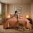 Floral Embossed Microfiber Quilted Bedspread Set-124308862-124308865