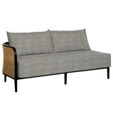 Havana 57" Wide Outdoor Loveseat with Cushions