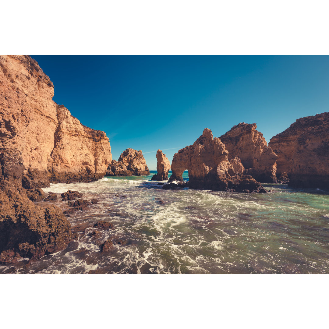 Natural Arch Coastal Cliffs by - Kunstdrucke auf Leinwand