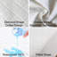 Shantaja Waterproof Fitted Bamboo Mattress Protector Diamond Design Case Pack-1891299160