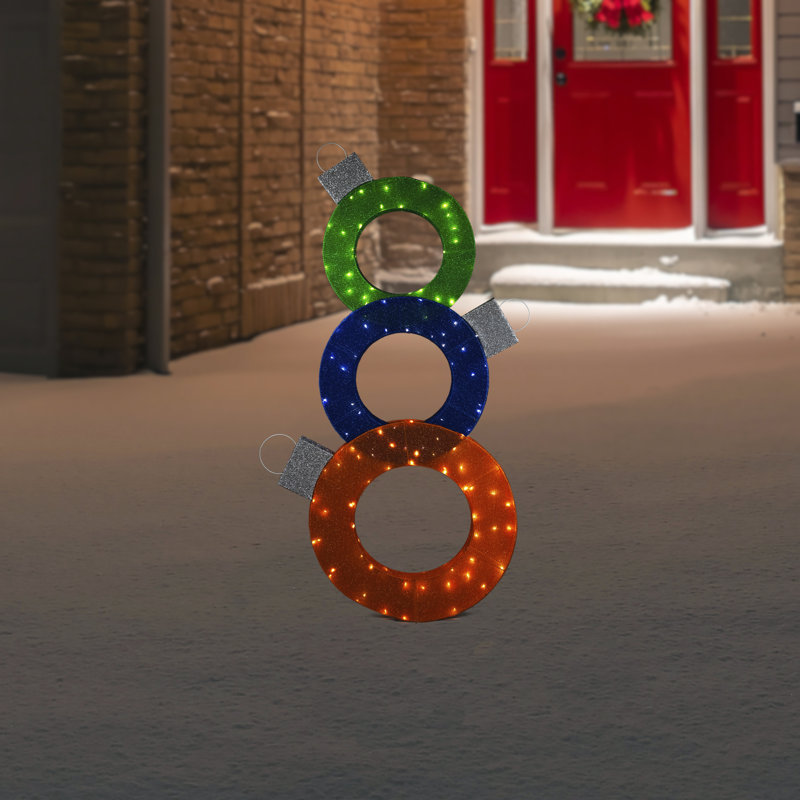 Décoration de Noël en tissu pour l'extérieur
