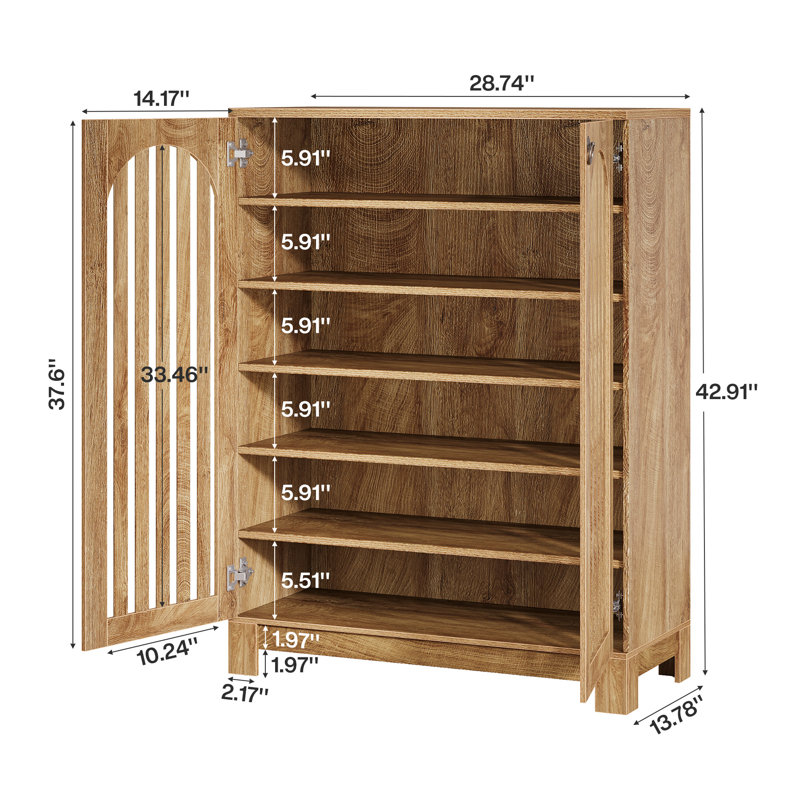 30 Pair Shoe Storage Cabinet
