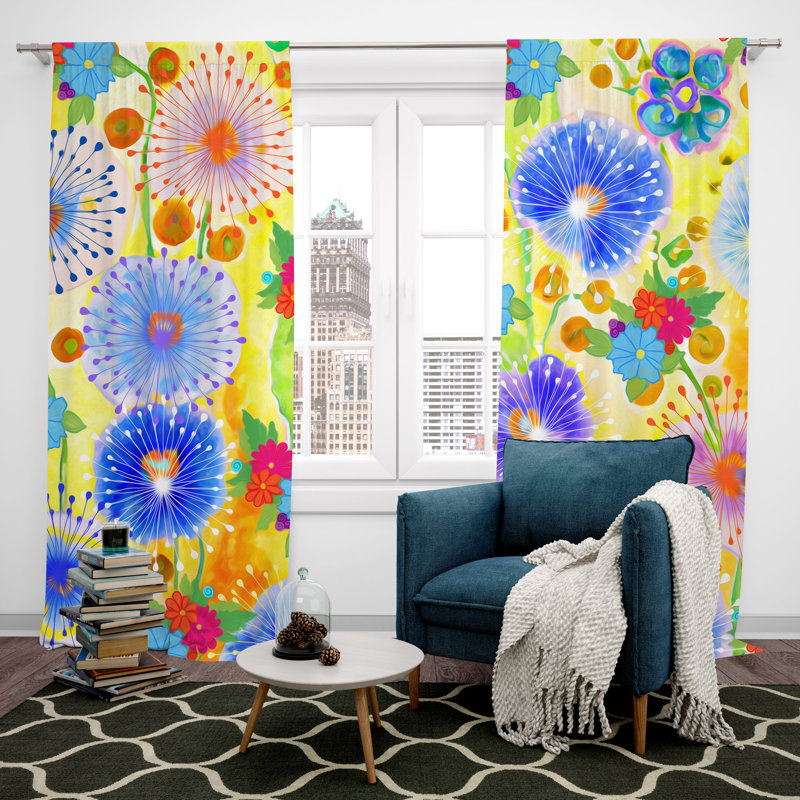 Dishad Room Darkening Curtain Pair, 40" W x 82" L