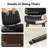 PU Leather Upholstered Dining Chair With Metal Legs-910536884