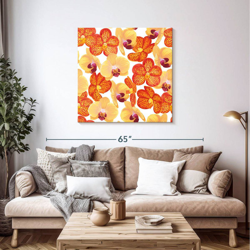 Harnek Bright Orchid Pattern