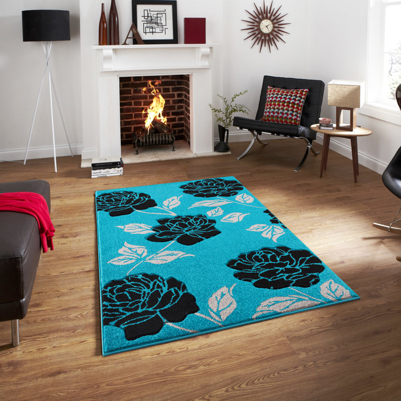 Hicksville Floral Area Rug, Runner 60 x 220cm