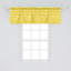 Cantonnière jaune et blanche Ambesonne-100712507