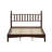 Solid Wood Retro Platform Bed with Gourd Spindle Headboard and Slat Support, No Box Spring Required, Multiple Sizes and Finishes-1325946434-1325946432