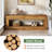 47" Solid Wood Entryway Bench with Shoe Storage-1982930031