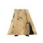 Oak Solid Wood Top Metal Base Dining Table