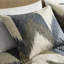 Couette Mini King - Bleu marine, imprimé coton 200 fils, 2 taies d'oreiller assorties, taies d'oreiller carrées vendues séparément, King/Linge de lit