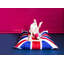 Fauteuil à billes et méridienne Union Jack