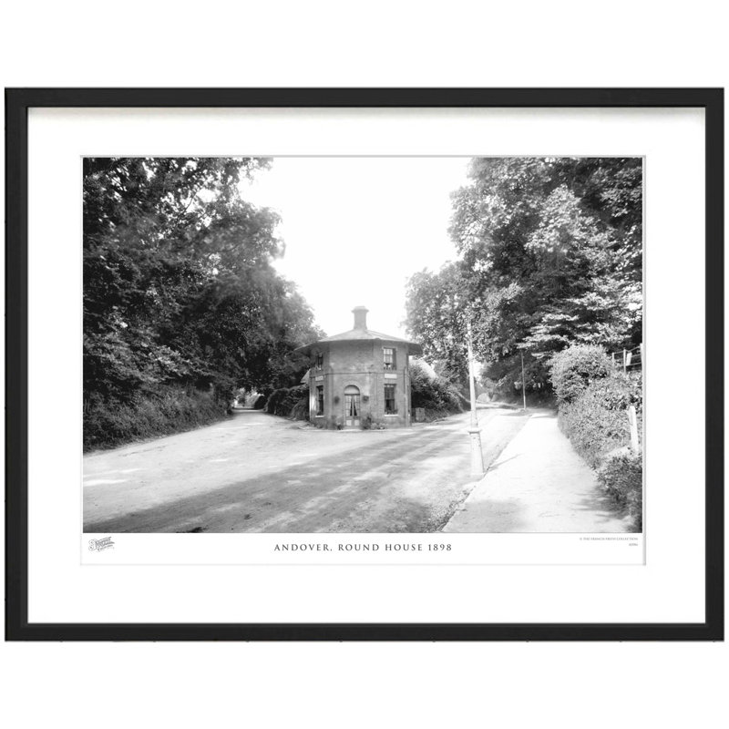 Tetbury, Long Street Corner C1955 by Francis Frith - Single Picture Frame Print, 45cm H x 60cm W x 2.3cm D