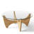 Charleily Glass Top Single Coffee Table