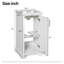 Meuble-lavabo de 16 pouces avec lavabo en céramique