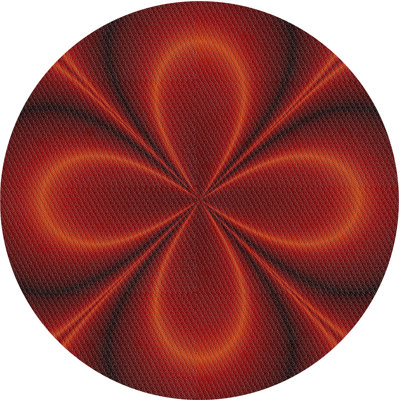 Tapis abstrait rouge