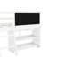 Lit mezzanine simple simple avec tableau noir, tablettes mobiles et tablettes pratiques pour la chambre à coucher-1836819705