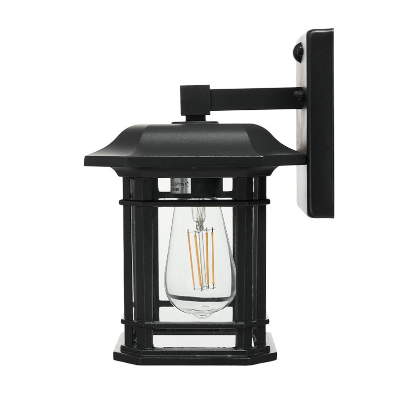 Silver Outdoor Wall Lantern