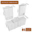 Meuble-lavabo autoportant avec lavabo en résine