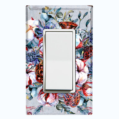 Patterned 2 - Gang Rocker Standard Wall Plate