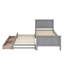 Lit plateforme simple avec lit gigogne et tiroirs-1956905243