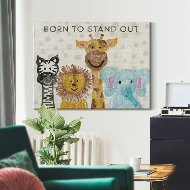 " Born To Stand Out ", 36" H  x 24" W x 1" D
