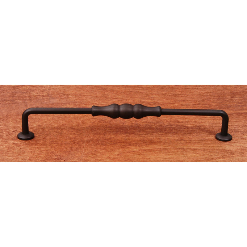 8" Beaded Middle Vertical Pull CP Series, Oil Rubbed Bronze