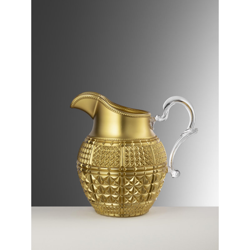 Halina Acrylic Pitcher, Gold
