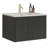 24" Striped Floating Bathroom Vanity With White Ceramic Sink, Bathroom Vanity-583589177-583589175