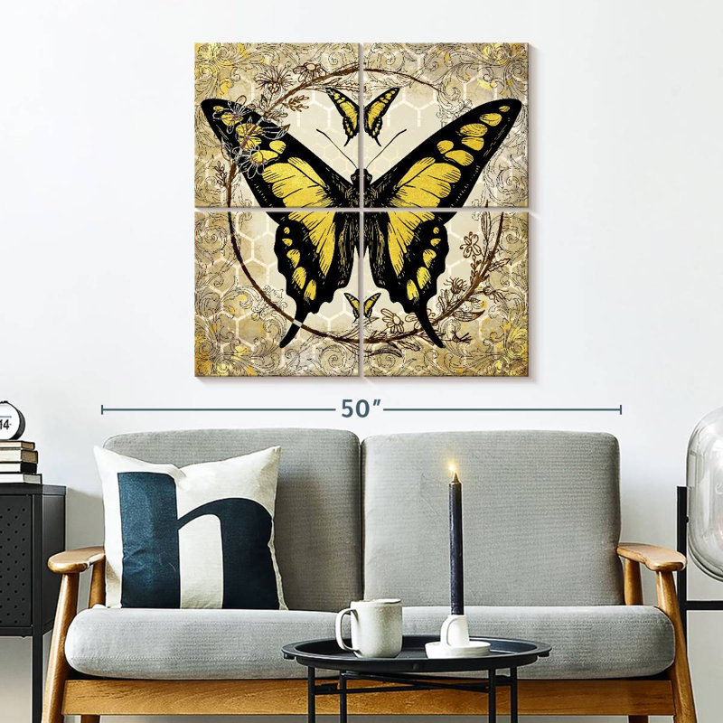 Abeille papillon Brampt II, H 32 po x l 32 po