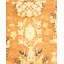 Tapis brun / beige noué à la main de conception unique et unique 6 pi 2 po x 8 pi 10 po Oakhur