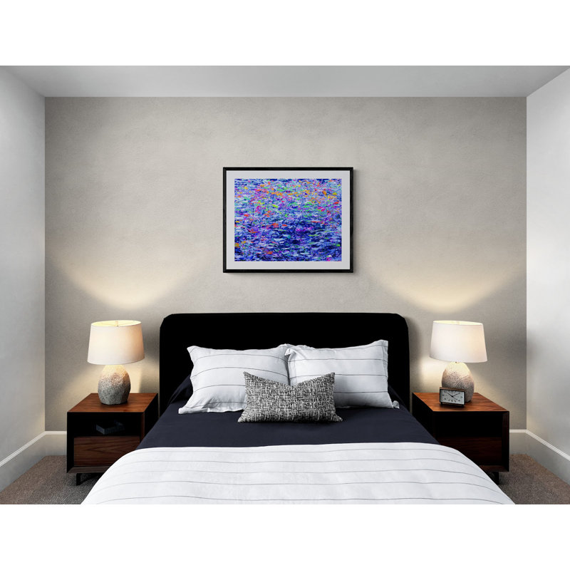 Blue Density Print by Drew Gaffney, Wrapped Canvas, 24" H x 32" W