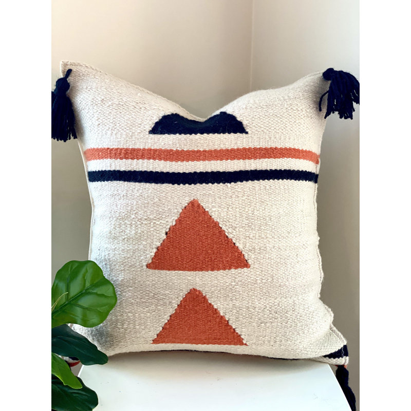 Coussin Triangles, H 18 po x l 18 po
