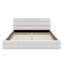 Lit plateforme en tissu d'ameublement-81299738