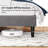 Bed Frame, Linen Storage Headboard, Strong And Stable, No Noise,Under Bed Storage, No Box Spring (Carbon Gray)-1912162662