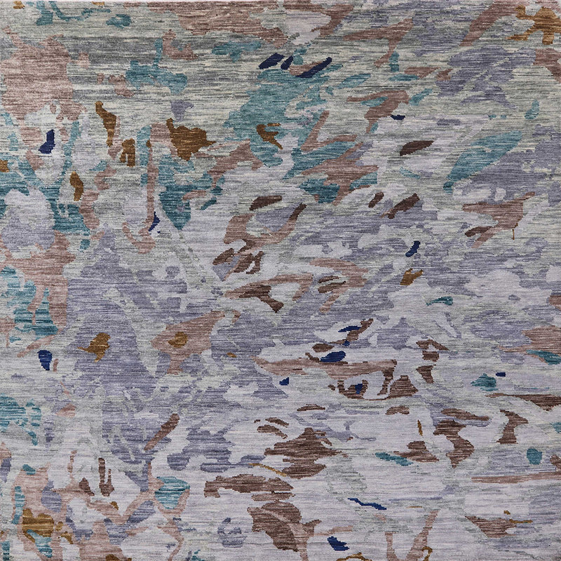 Ajavian Moroccan Indoor Rug, Square 7'