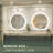 Aevar Super Bright 192 Leds/m Lighted Anti-fog Round Bathroom/vanity Mirror With Tempered Glass&ETL-866029085